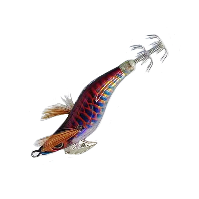 Squid Hook Small Egi Lure Bait  Luminous Octopus Bait  Hard Bait Sea Fishing Bait Eging 2.5# 10g