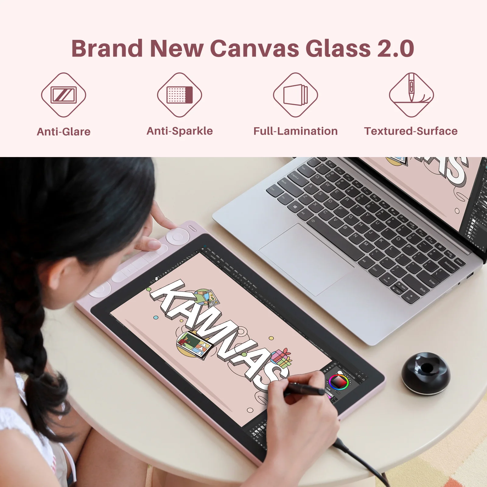 Huion Kamvas 13 (Gen 3) Portable Pen Display, 13.3