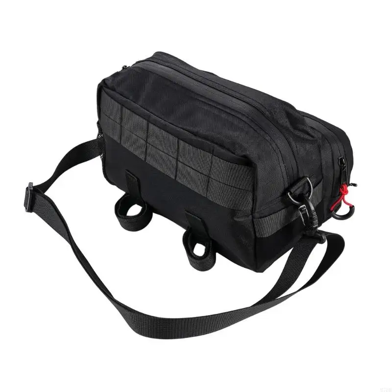 M76E Motorrad-Lenkertasche mit zwei Fächern für Arbeit und Besorgungen – Detail 7