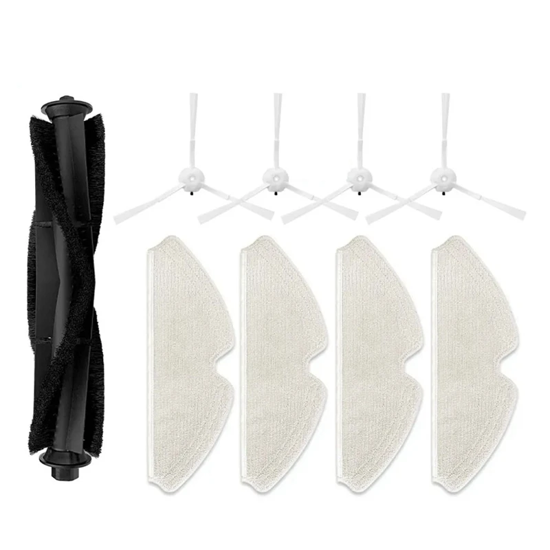 

X17A 2025 NEW-For Inic I9 Roller Main Side Brush Mop Cloths Rag Robot Vacuum Cleaner Accessories Spare Part Replacement