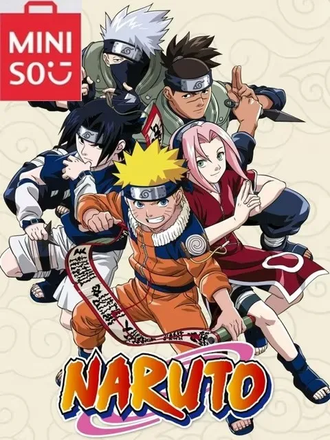 

MINISO Наруто Шиппуден 5D DIY алмазная живопись японский мультфильм вышивка крестиком мозаика круглая вышивка домашний декор детский подарок