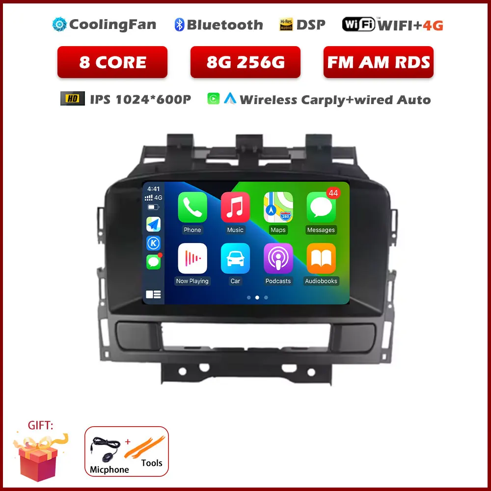 Radio Carplay Voor Opel Astra J 2011-2014 Buick Excelle GT XT Auto Multimedia Speler Intelligent Systeem Android Auto navigatie