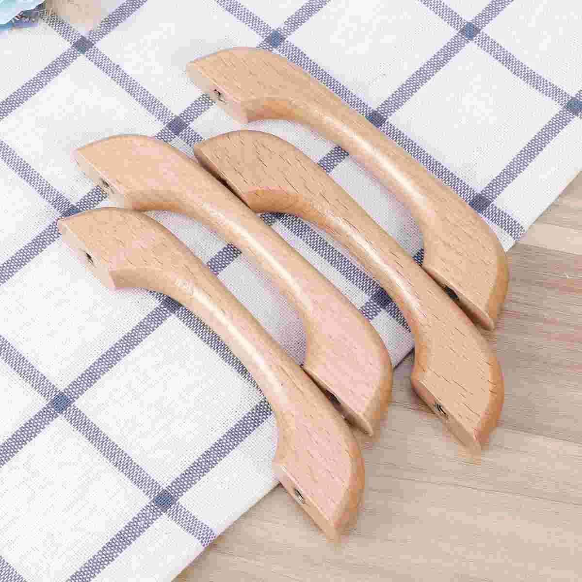 

10 Pcs Drawer Pulls Wardrobe Handle Branches Simple Furniture Wood Cabinet Work