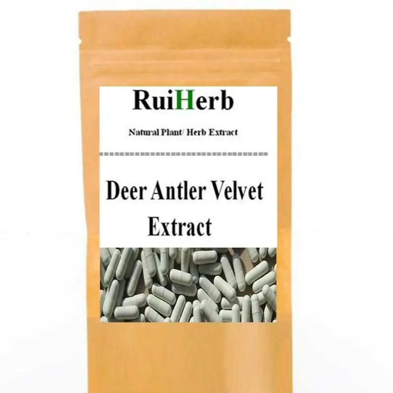 1Pack 100pcs Deer Antler Velvet 30:1 Extract Capsules