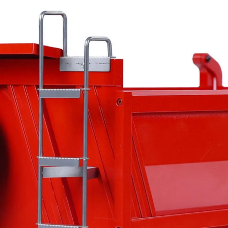 Металлические радиоуправляемые прицепы LESU 1/14, 2-осевые гидравлические самовысасывающиеся модели прицепов с полным радиоуправлением, собранный автомобиль TOUCAN THZH1771