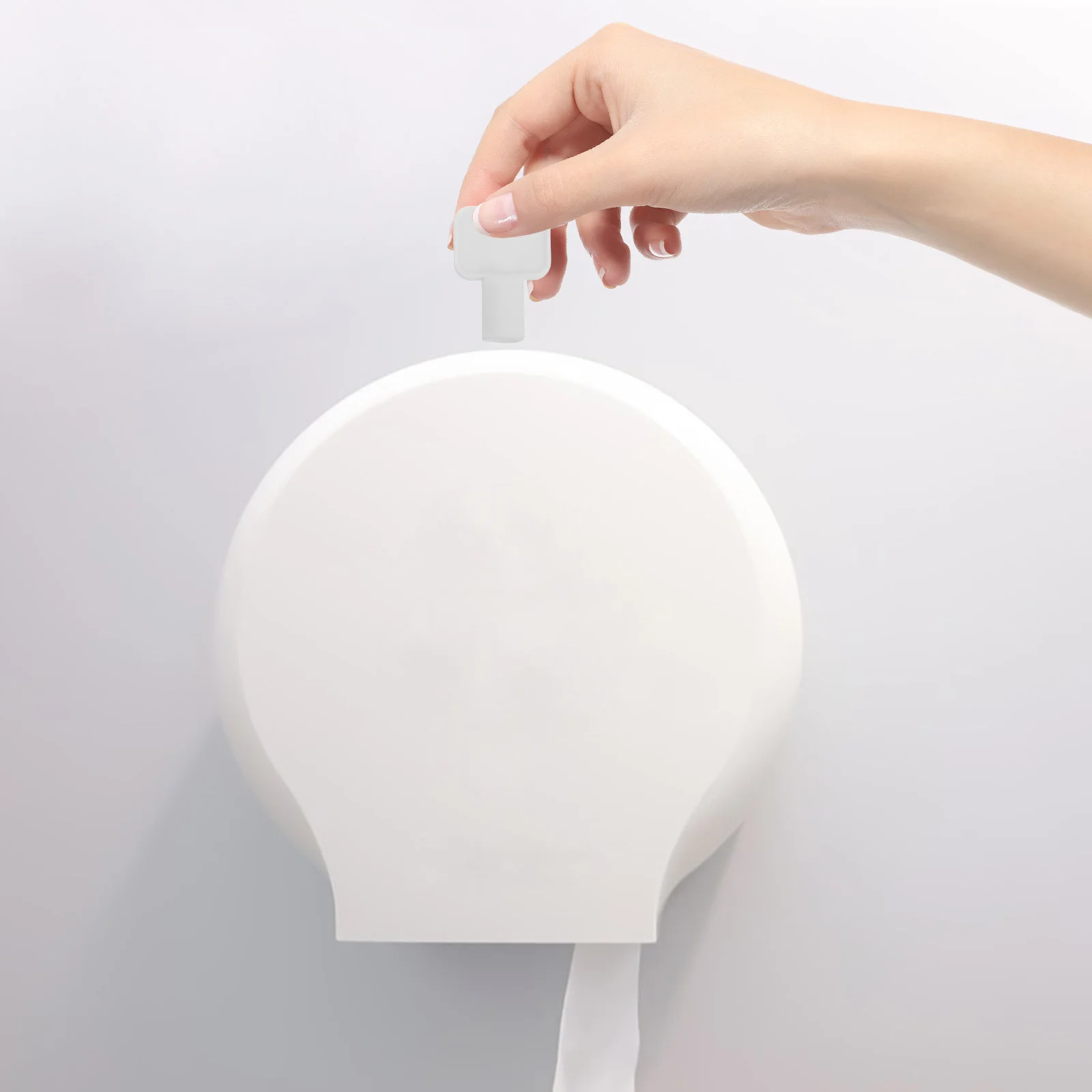 

Plastic Toilet Paper Dispenser Key Replacement For Commercial Bathroom Tissue Box Accessory Paper Towel Holder Tool