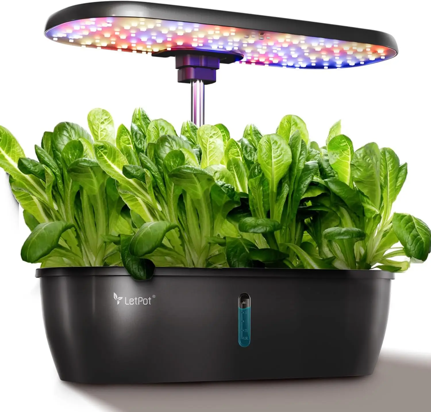 

Classic Hydroponics Growing System Kit, Indoor Herb Garden, 24W Full-Spectrum LED Grow Light, 12 Pods, Countertop, Plant
