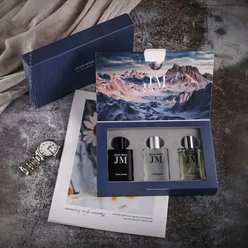 Image 7: Coffret cadeau original pour homme 3*30ml (3 pièces d'Eau de Parfum pour homme - Parfum floral boisé longue tenue)