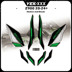 For Kawasaki Z900 2020-2024 23 24 Full Vehicle Fairing Shell Sticker Decals Z900 2020-2021 Factory Replicated Stickers