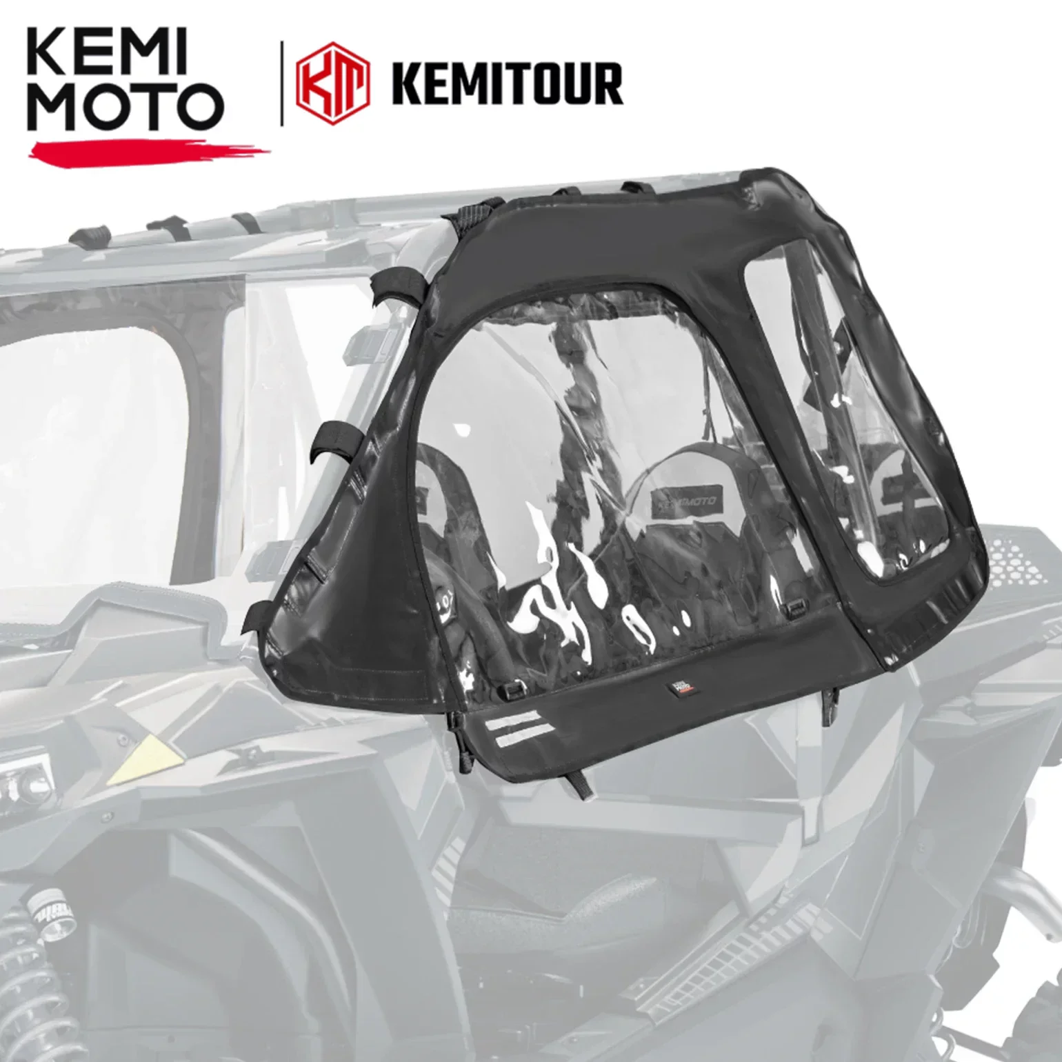 

KEMIMOTO UTV Soft Door #2884333 Cab Enclosures Compatible with Polaris RZR XP 1000 / XP Turbo RZR 900 /S 900 2014-2023