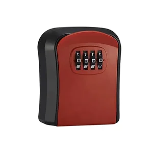 Schlossschlüsselspeicherbox, Wandhalterung, Außen-, Hausschlüssel, sicher mit Kombinationsschloss, 5 Schlüsselkapazität 8 Hauptverkaufsschlüsselhalter mit Passwort - №6