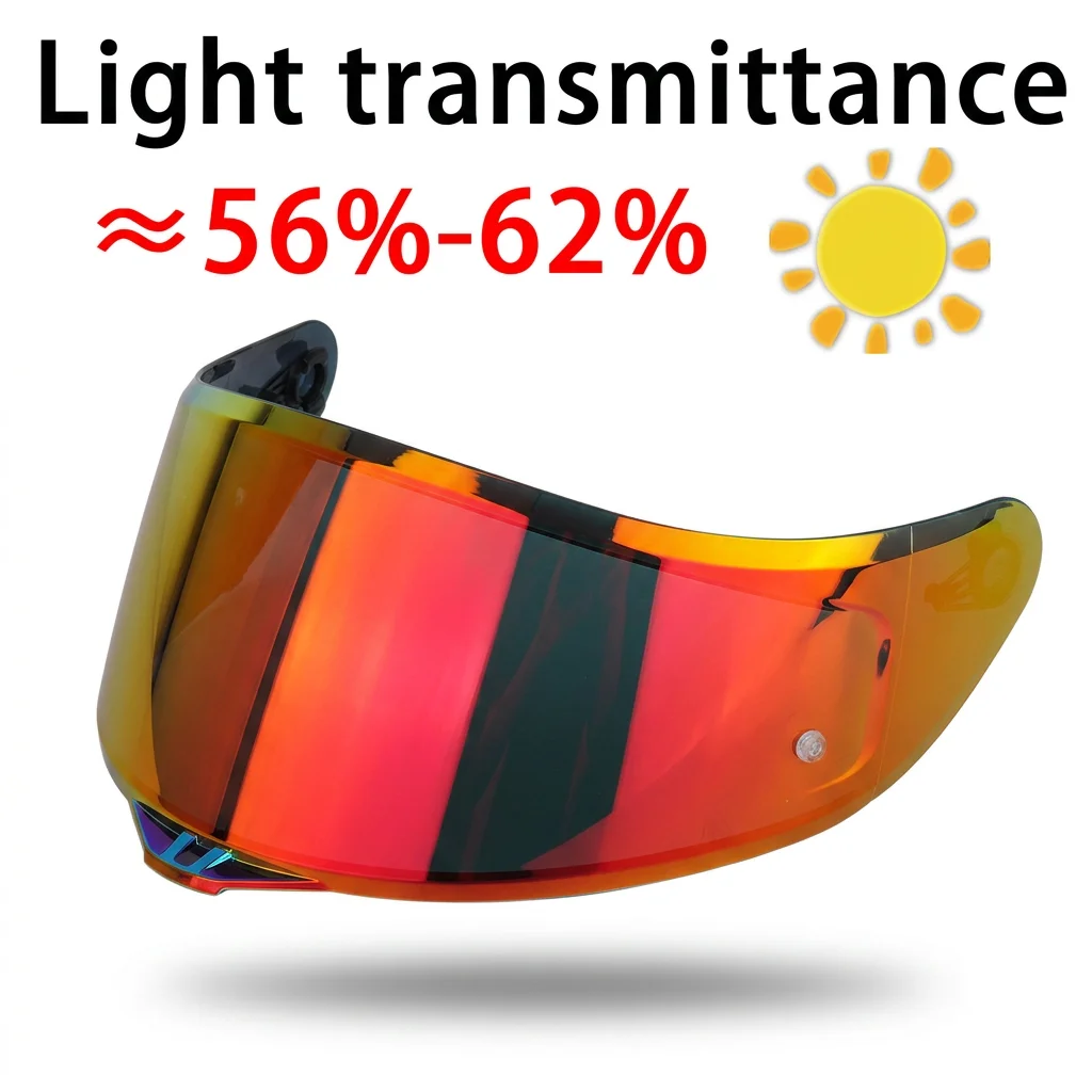 Motorcycle Helmet Visor Lens Anti-UV Windshield Replacement Fit AGV K1/K1S/K3SV/K5S, SHOEI HJC LS2 Arai MT Scorpion Full Face