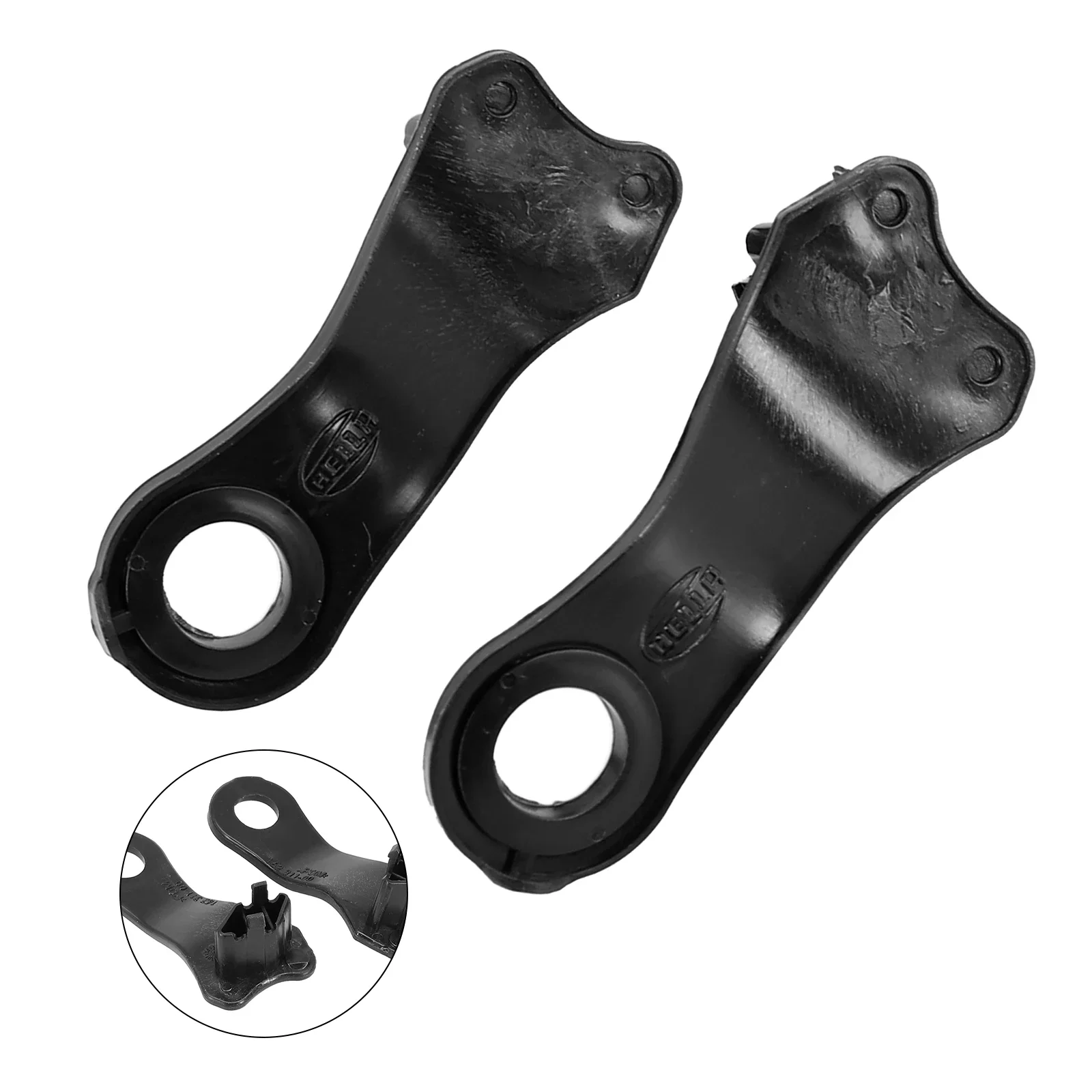 2Pcs Car Front Headlight Headlamp Repair Kit Bracket Clip For BMW 5 Series E60 E61 2003-2010 63126949633 63126949634