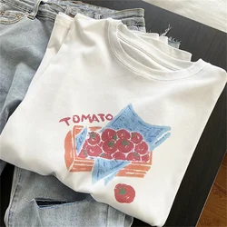 2022 Tomato Sweet 90s Trend Casual T-shirts Clothes Women Female Summer T Clothing Ladies Print Graphic Tee