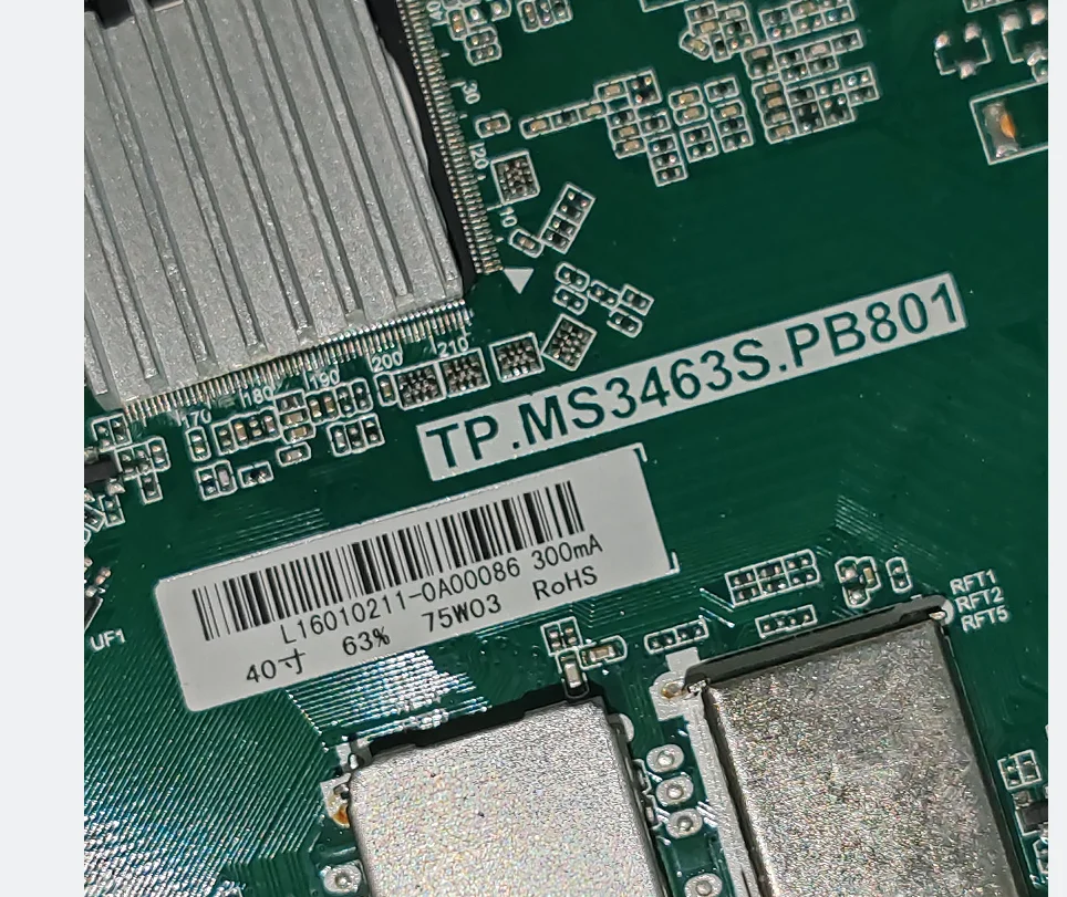

TP.MS3463S.PB801 LCD mian board Backlight voltage 2different voltage specifications