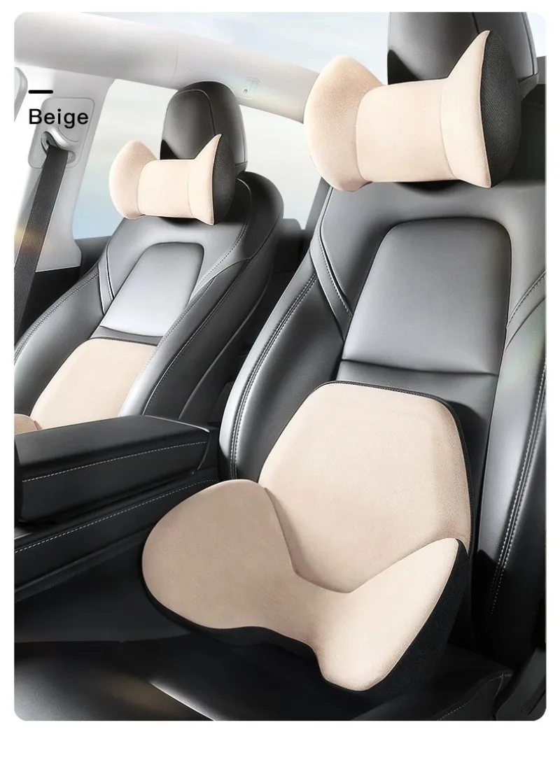 

Подходит для подголовника Tesla Waist Rest Model 3/Y, автомобильная поддержка талии, подушка для шеи, поддержка талии