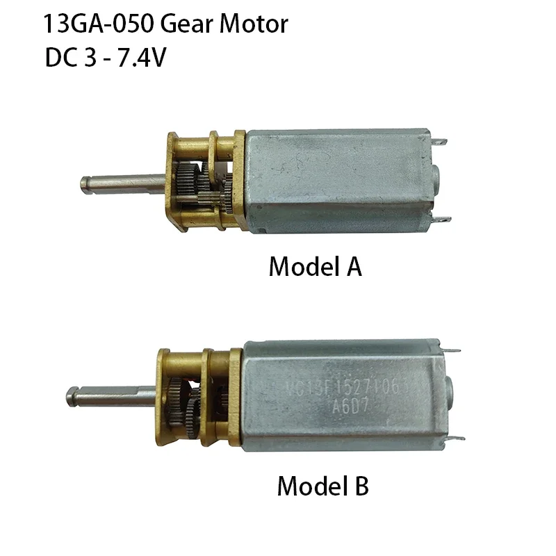 DC 3V 5V 7.4V Micro Mini 050 Gear Motor 13GA-050 140rpm Slow Speed High Torque Worm All Metal Gearbox Motor