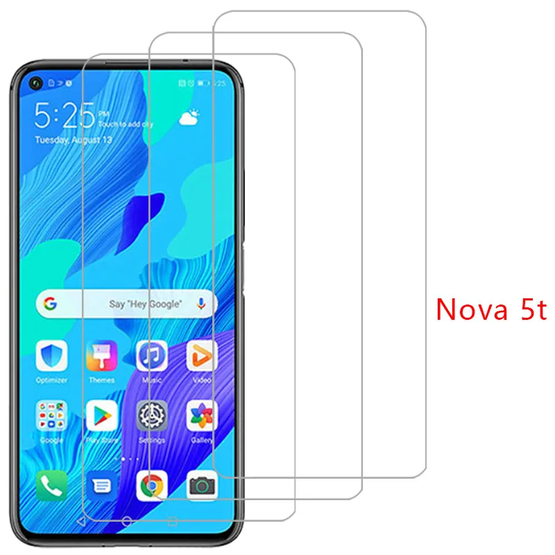 tempered glass for huawei nova 5t phone case on nova5t nov 5 t t5 back cover 360 huawey huwei hawei huawe huawi huwaei hauwei