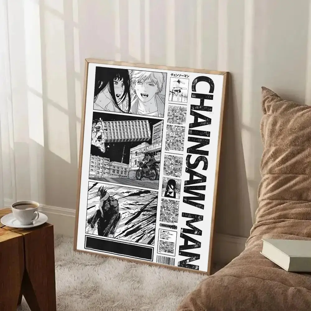 Anime Devil C-Chainsaw Man Poster, Gemälde, Wandkunst, Wandbild für Wohnzimmer, Heimdekoration und Geschenke – Detail 13