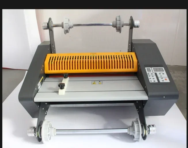 A3 Size Electric Laminating Machine FM360 Paper Laminator Cold Hot Mounting steel roller mounting machine double-sided