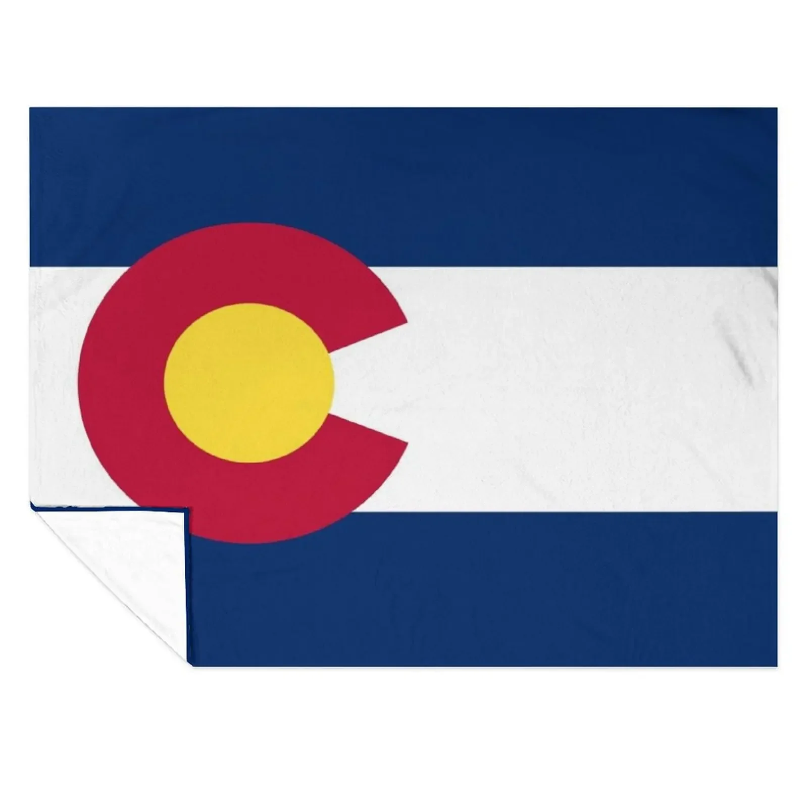 

Colorado Flag Throw Blanket Soft Plaid heavy to sleep decorative halloween Blankets