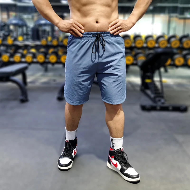 2023 Summer Men Running Shorts With Zipper Pocket  Comfort Quick Dry Fitness Bodybuilding Gym Sport Training Short Half Pants