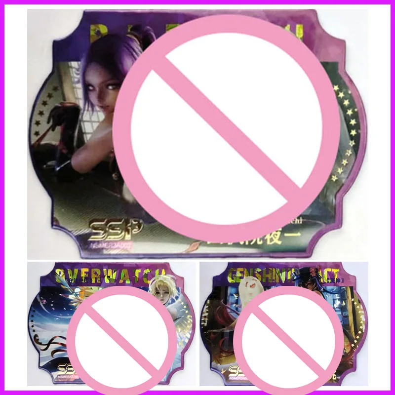 

Anime Goddess Story Rare SSP Collectible Cards Hu Tao Angela Ziegler Shihouin Yoruichi Toys for Boys Christmas Birthday Gifts