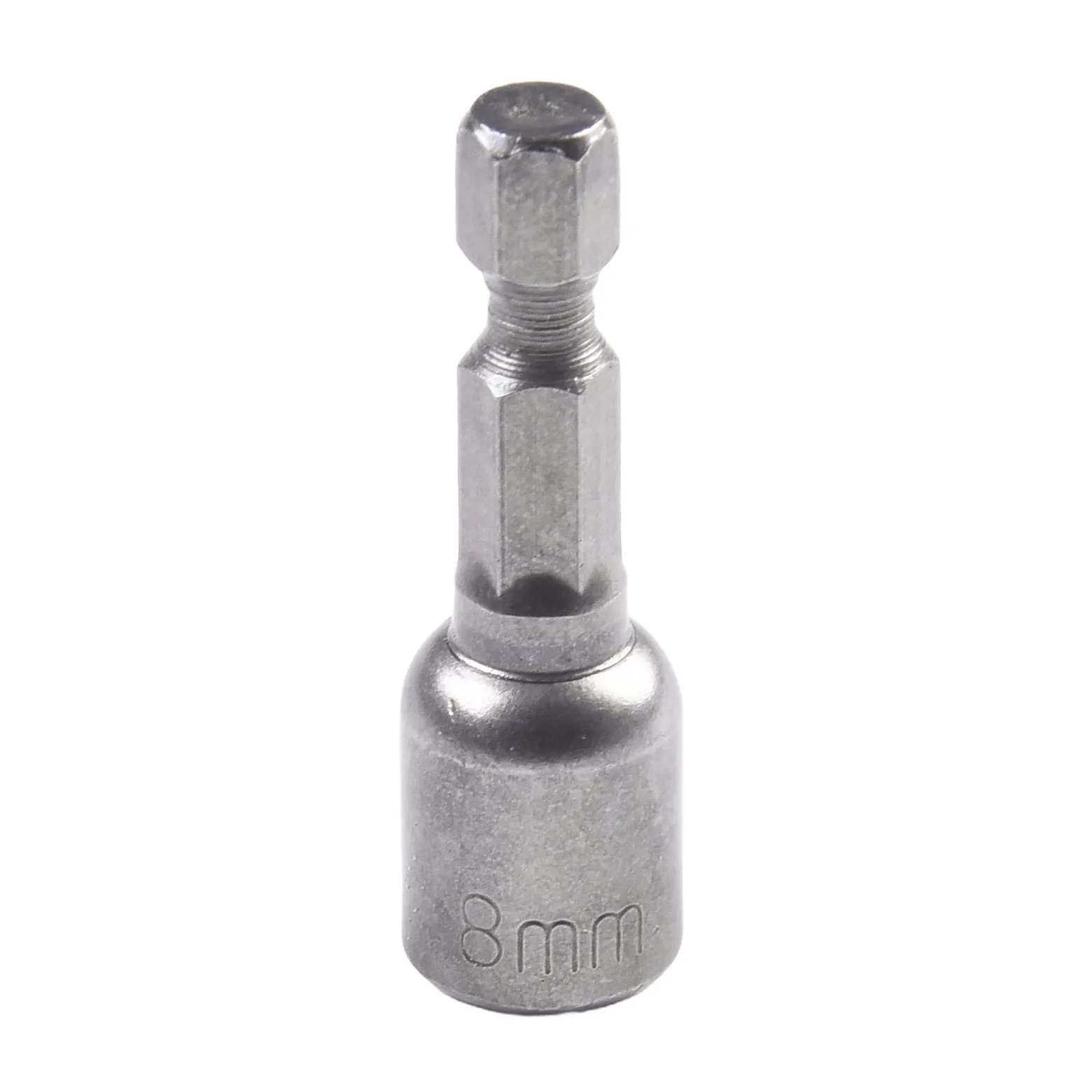 Power Tools Socket Adapter Nut Driver Quick Release Set 1/4 Chrome Vanadium Steel Drill Bit Hex Shank Length 42mm