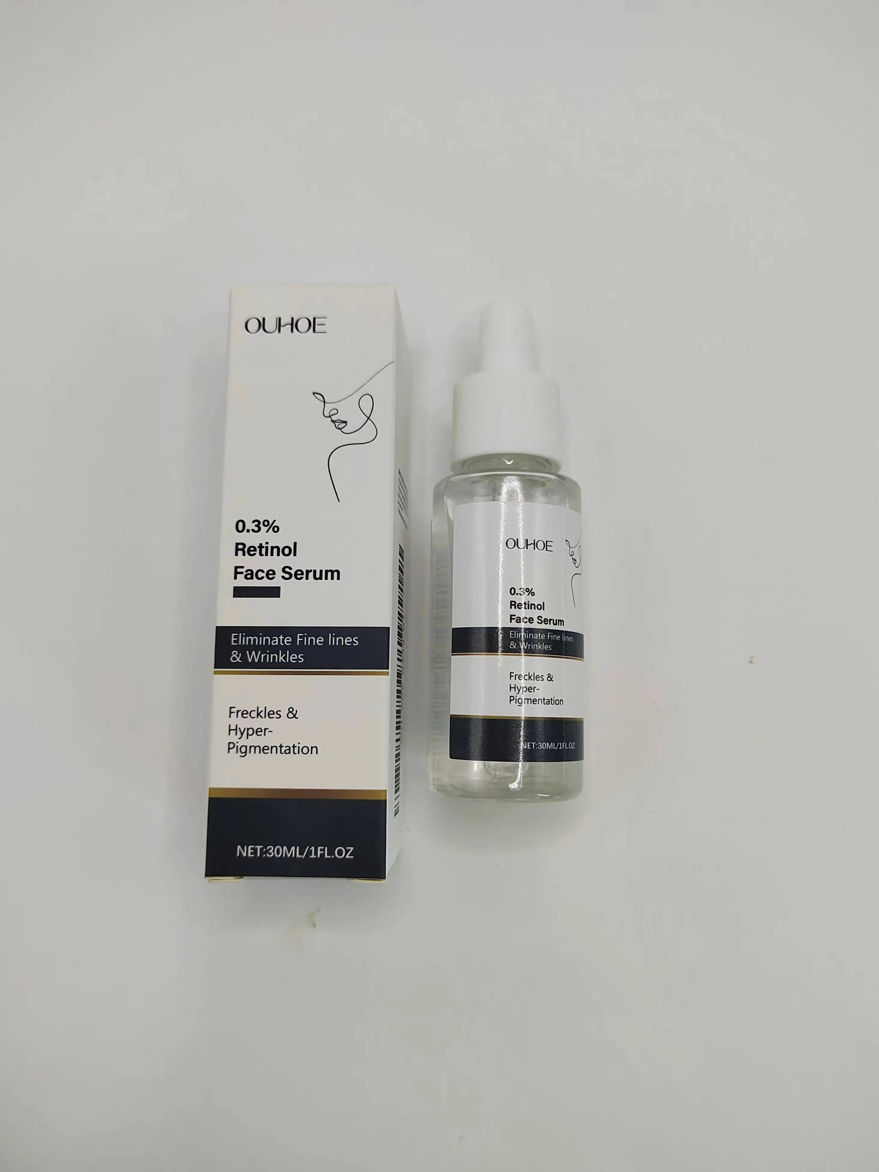 0.3% Retinol Face Serum - Anti-Aging Treatment for Wrinkles & Fine Lines, Dark Spot Corrector for Hyperpigmentation & Freckles