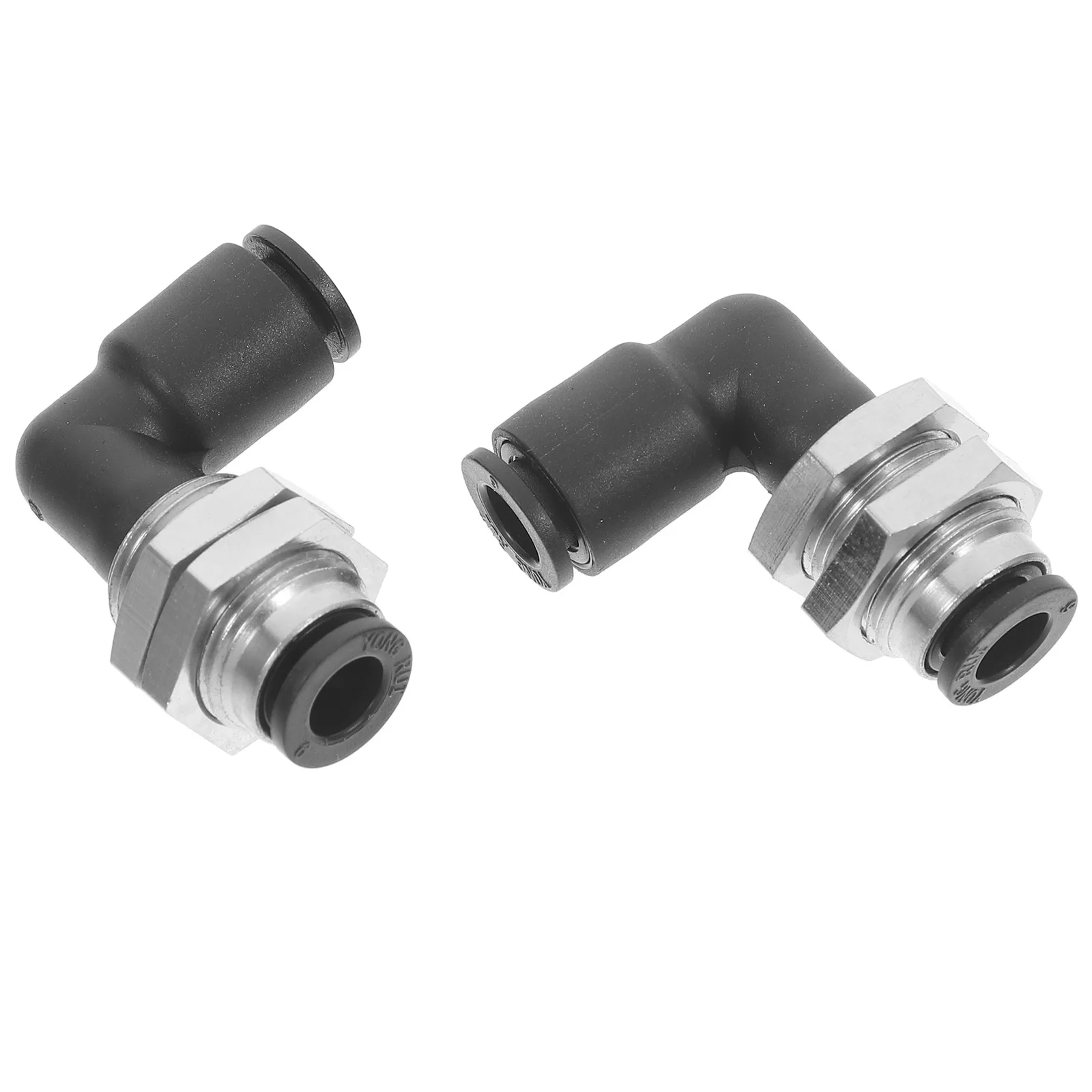 

2Pcs Air Pipe Fittings Elbow Pipe Connectors Lightweight Durable Repair Adapter Quick Connect Airline Connector