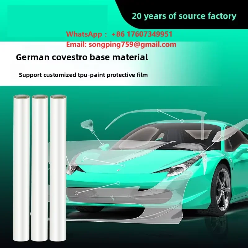 PPF Invisible Germany Covestro TPU Full Paint Protection Film Transparent Anti-Scratch for OLIVER Cars