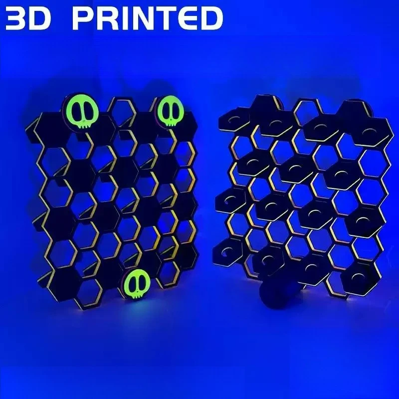 Magnetic Fluorescent Coral Frag Rack Glow Suspended Coral Propagation Base Reef Tank Coral Breeding Holder,3D Printed