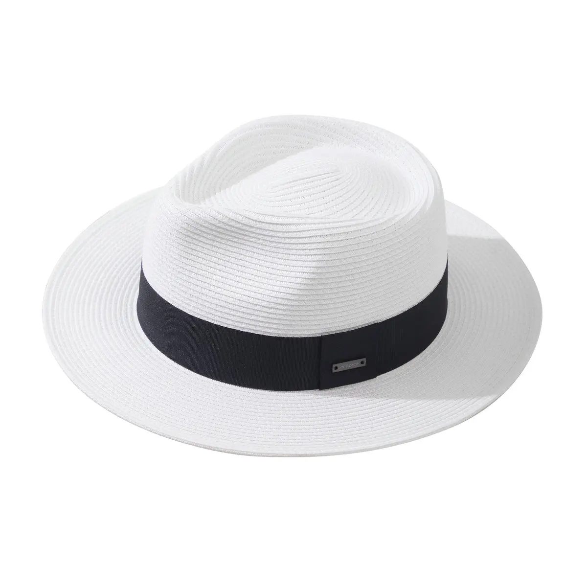 Summer Men\'S Panama Straw Hat Wide Brim Unisex Bowler Hat Big Head Circumference Sun-Shade Sun Protection Hat