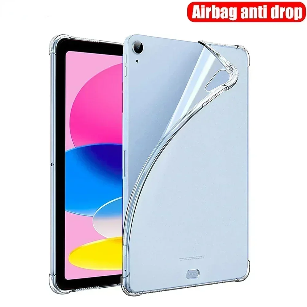 Étui souple pour tablette Apple iPad Mini Air 1, 2, 3, 4, 5, 6, 7, 8, 9, 10e génération Pro 11, 10.2 pouces, protection Airbag tout compris