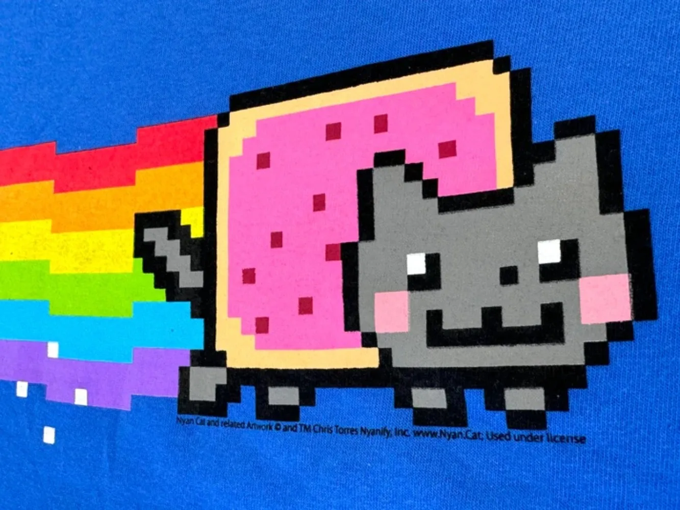 【Nyan】 Nyan Cat Funny Pattern Print T-Shirt Summer Fashion Casual