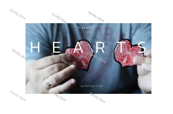 Hearts by Patricio Teran Magic tricks (Instant Download) Quickly send