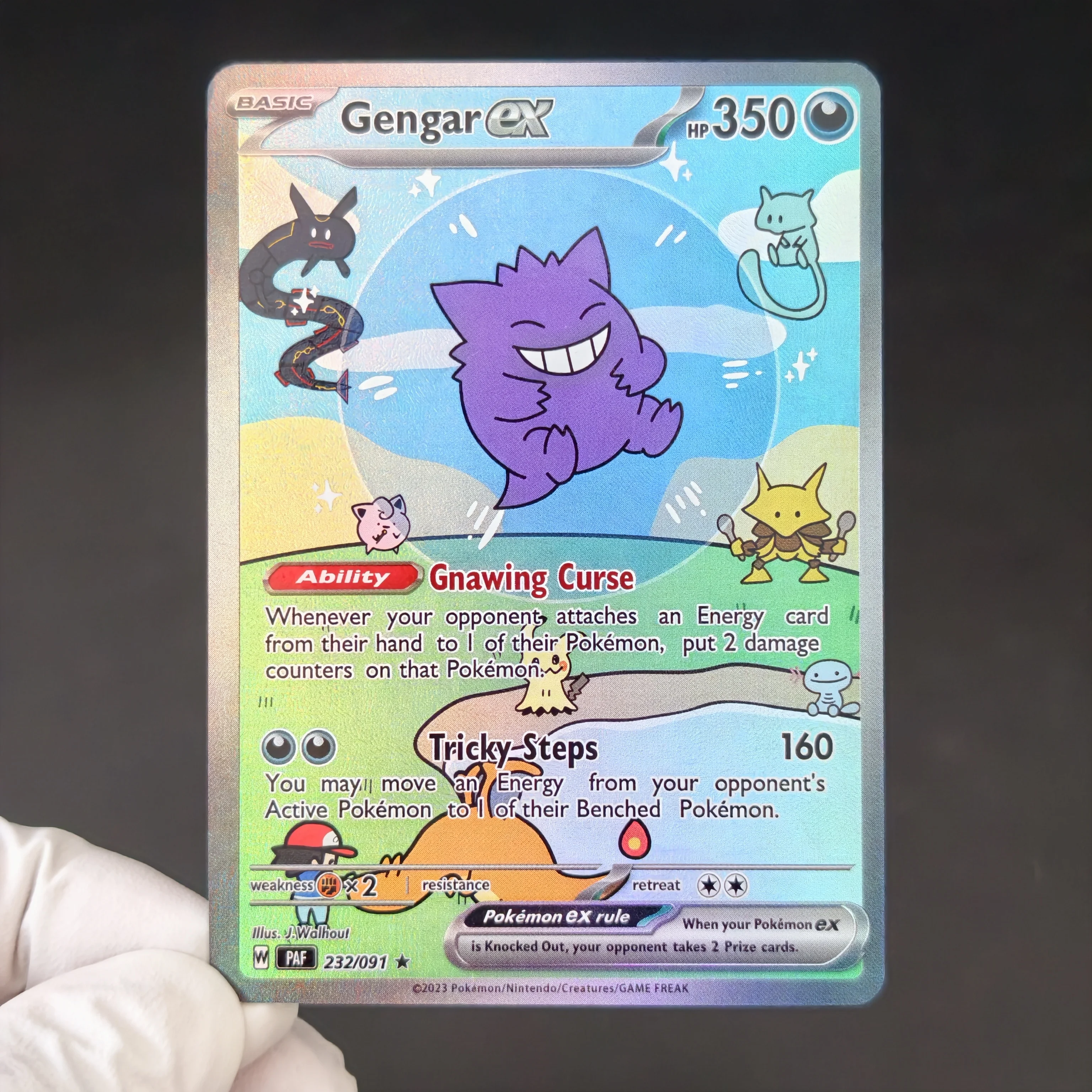 Bubble Series PTCG Pokemon Cards Victini ex Umbreon Gengar Dragonite Pikachu ex DIY Self Made Holo Textured Collectible Card view 2