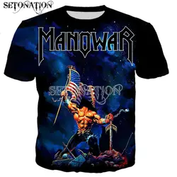 Manowar men women New fashion cool 3D printed t-shirts Harajuku style tshirt streetwear summer tops