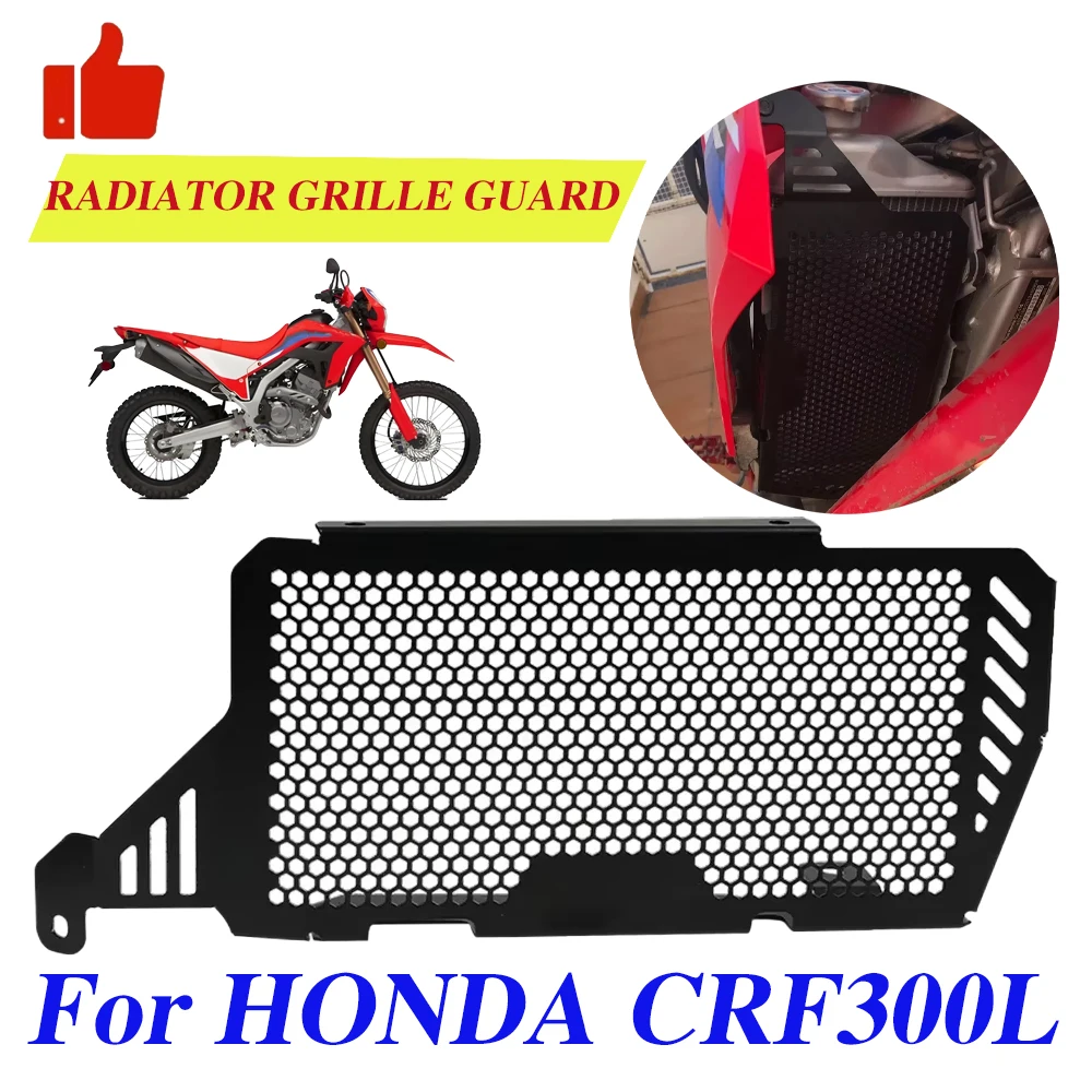 

For HONDA CRF300L CRF300 CRF 300 L CRF 300L 2021 - 2024 Motorcycle Accessories Radiator Grille Guard Protecter Protection Cover