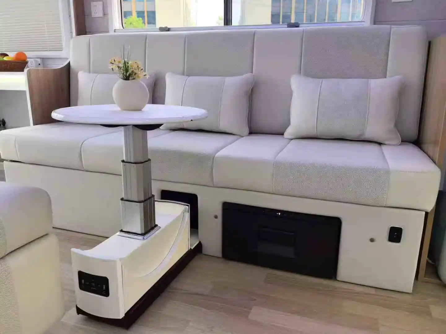 Luxury Van Interior Accessories Camper Van Two Side Folding Electric Table For Motorhome Metris V-class VITO