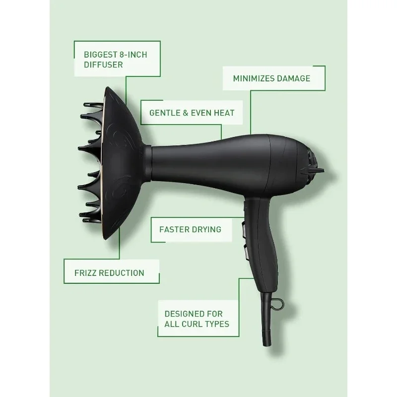 Defrizzion Hair Dryer,for Curly Hair,Extra Large 8