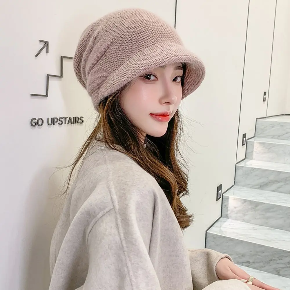 Caldo morbido inverno ispessito antivento Skullies Berretti Cappello Passamontagna Cappelli lavorati a maglia