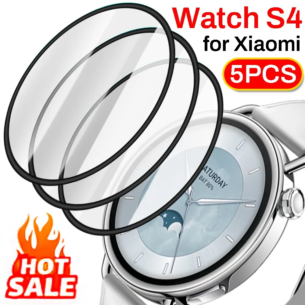 

Мягкая пленка для экрана Xiaomi Watch S4, защитная пленка против царапин HD Smartwatch PMMA, защитная пленка для Xiaomi Watch S4, а не стекло