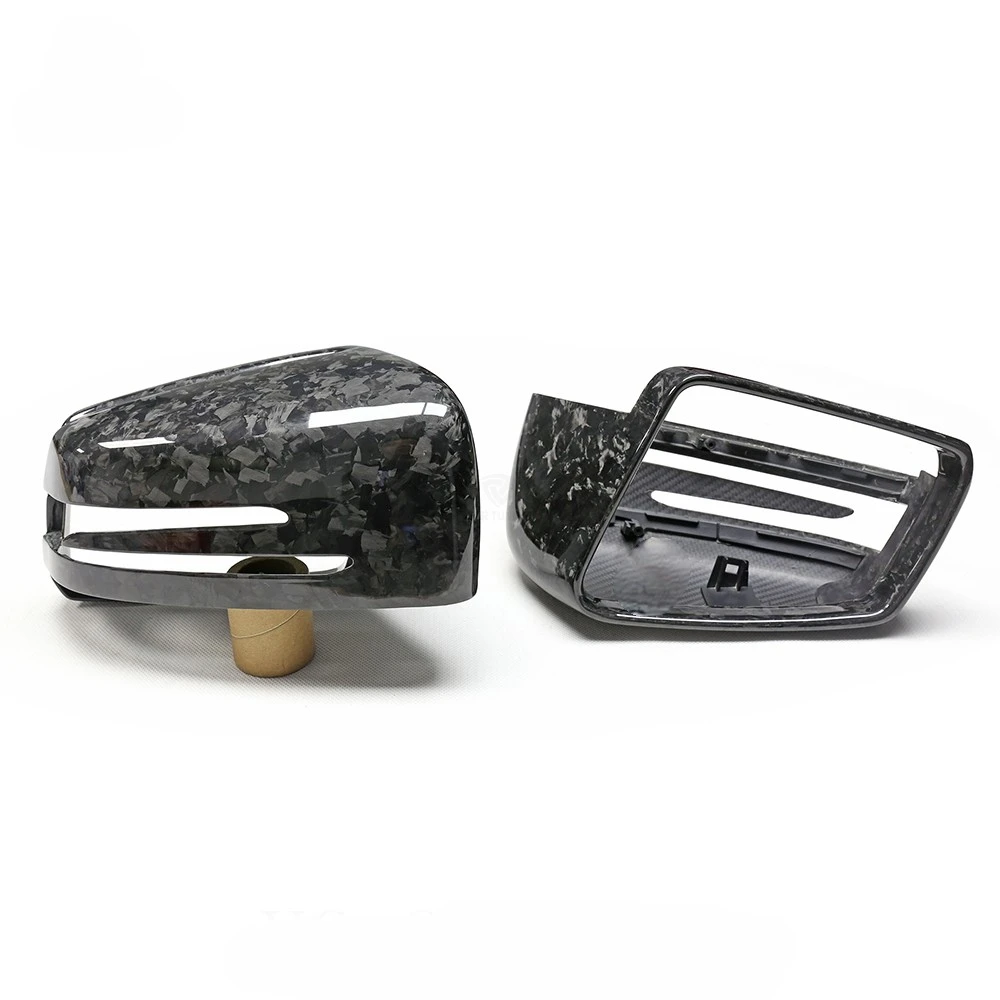 ZAIQU cubierta de espejo de fibra de carbono seca forjada para W204 W212 W221 W117 W176 W218 W246 W218 X204 X156 2013-2017 reemplazar
