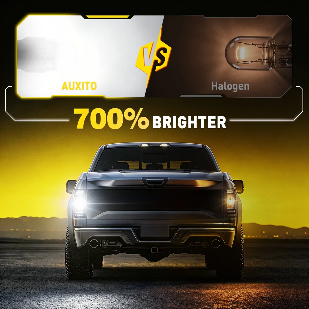 2Pcs AUXITO 1156 P21W LED Canbus DRL Tail Brake Reverse Signal Bulb Spot Light White Yellow Red 12V 360 Car Lamp 5050CSP Ampoule