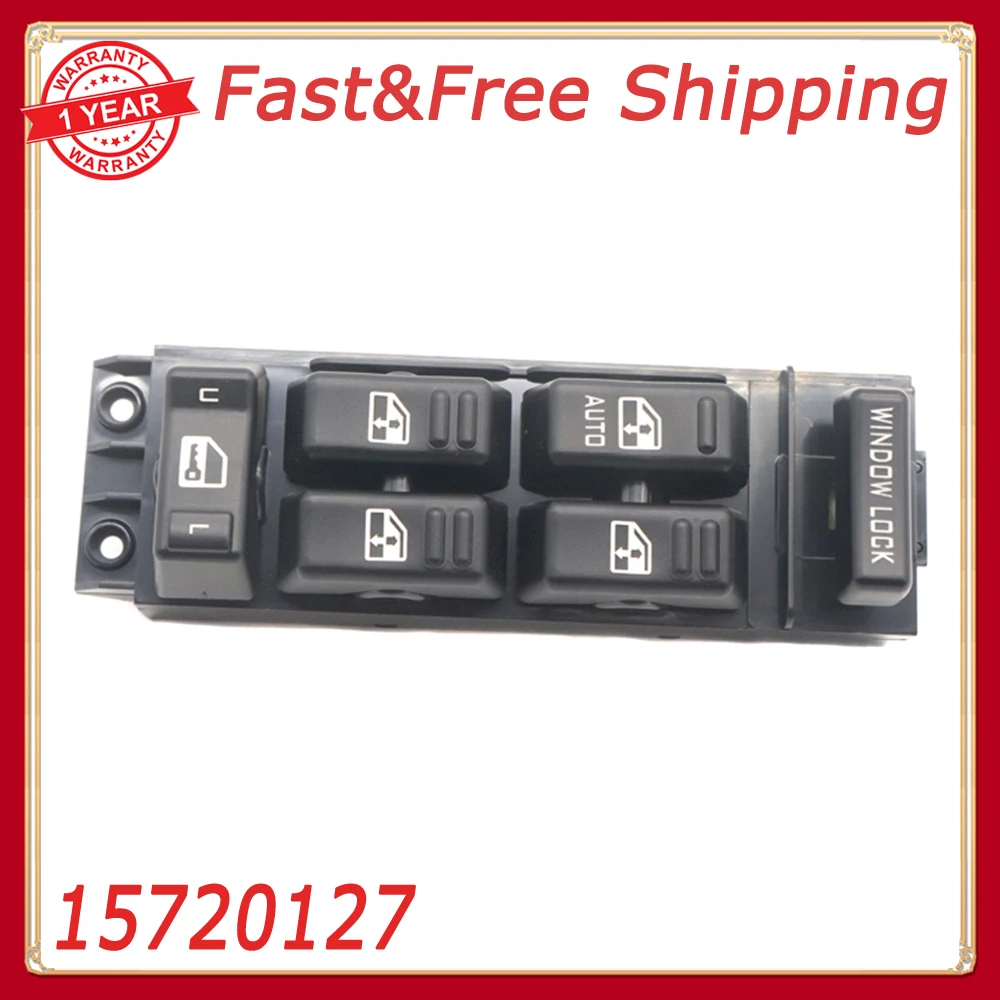

15720127 Переключатель управления стеклоподъемником автомобиля для Chevrolet Silverado 1500 2500 3500 Tahoe 2000-2002 Avalanche 2002 Escalade 2002