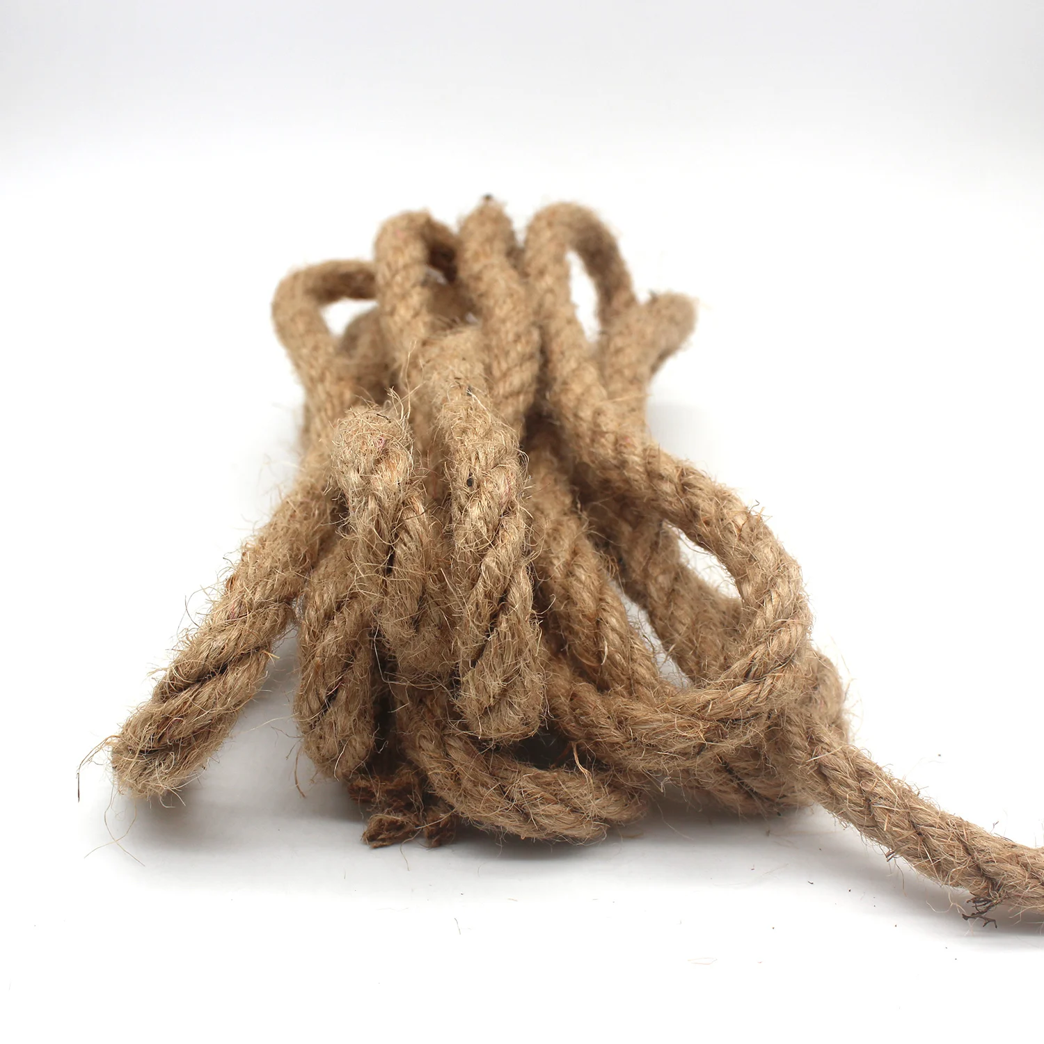 10 Yards Rope Natural Jute Bow Vintage Hemp Burlap Crafts DIY Fabric Gift Wrap Sewing Party Wedding Christmas Decortion