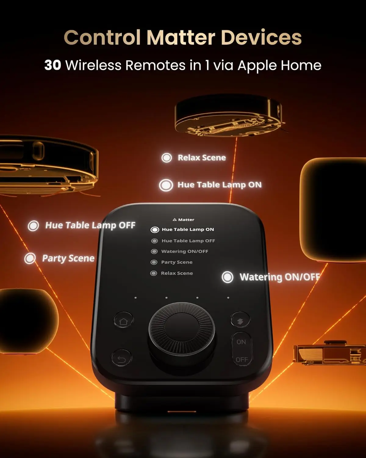 

Smart Home Hub with 2.4" IPS Screen & Knob Control, WiFi Thermometer Hygrometer, IR Remote Hub (Matter/Bluetooth 200m),Hot Sale