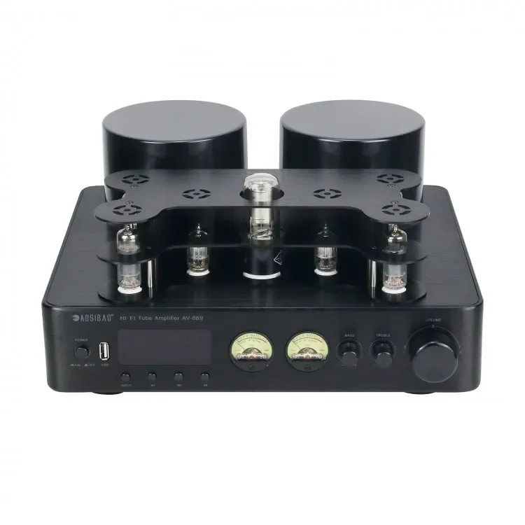 AV-889 USB DAC Lossless Decoding 200W + 200W Hifi Tube Amplifier