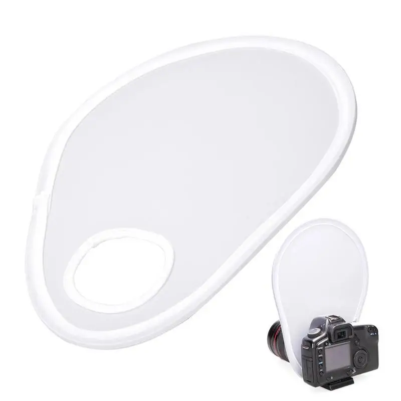 Camera Flash Diffuser Semi-Transparent Light Modifiers Photography Foldable White Macro Flash Camera Accessories